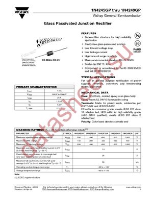 1N4245-E3/54 datasheet  